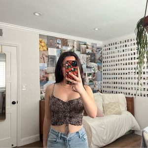 Cheetah Print Urban Outfitters Top